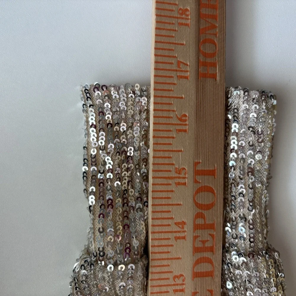 Alexia By Alexia Admor‎ Blake Sequin Top Small Silver